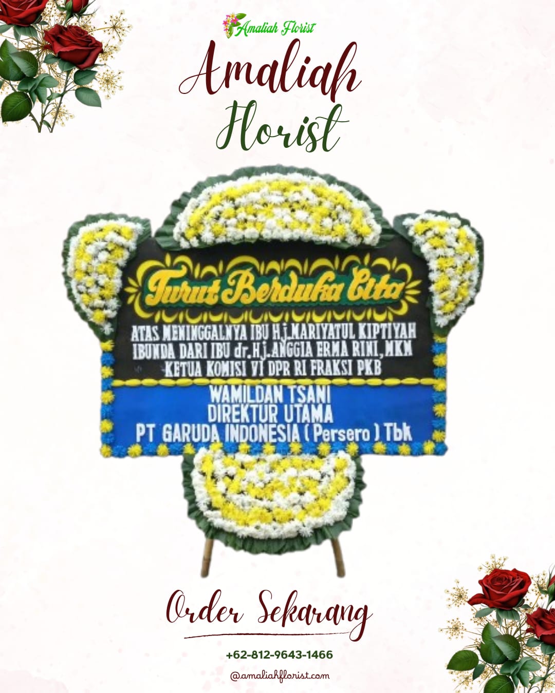 Papan Bunga Duka Astana Anyar